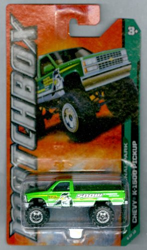 Matchbox 2012_116 MBX National Park Chevy K_1500 Pickup GREEN 1 64 Scale