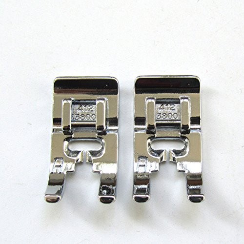 KUNPENG _ for Husqvarna Domestic Sewing Machine Zig ZAG Presser Foot B  412 38 00_45 2PCS