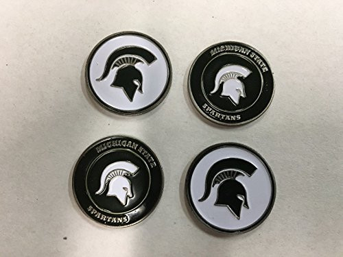 _4_ Michigan State Spartans Golf Ball Markers