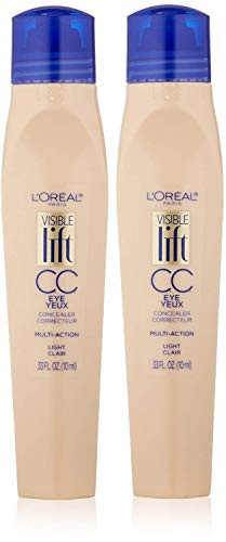 L'Oreal Paris Visible Lift CC Eye Concealer_ 603 Light _2 Pack_