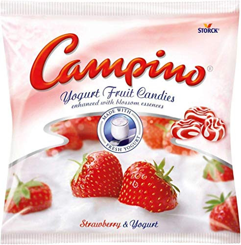 Campino Yogurt  and  Fruit Hard Candies _ Strawberry _ _120g 4.2oz_ _ pack of 2