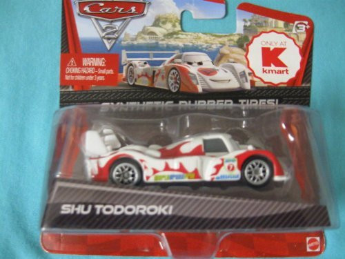 Disney Pixar CARS 2 Movie K_Mart Exclusive 1 55 Scale Die Cast Car with Synthetic Rubber Tires Shu Todoroki Disney Pixar CARS 2 Movie K_Mart Exclusive 1 55 Scale Die Cast Car with Synthetic Rubber Tires Shu Todoroki
