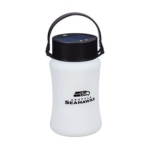 Team Sports America NFL Seattle Seahawks 2SP3827SLSilicone Solar Lantern_ Seattle Seahawks_ Frosted White Team Sports America NFL Seattle Seahawks 2SP3827SLSilicone Solar Lantern_ Seattle Seahawks_ Frosted White