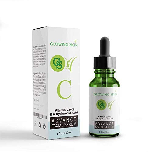 Vitamin C Serum for Face_ Facial Serum with Hyaluronic Acid  and  Vitamin E_ Serum Vitamin c_ Skincare_ 1 fl oz.
