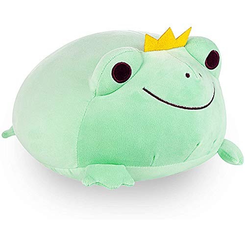 WAQIA HOUSE Stuffed Animal Frog Plush Toy Soft Frog Plush Pillow_ Stretchy Plush Frog Adorable Stuffed Frog Cuddly Gift for Kids