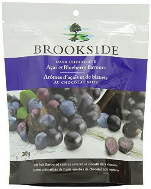 Brookside Dark Chocolate _ Acai w Blueberry _ 7 oz by Brookside Brookside Dark Chocolate _ Acai w Blueberry _ 7 oz by Brookside
