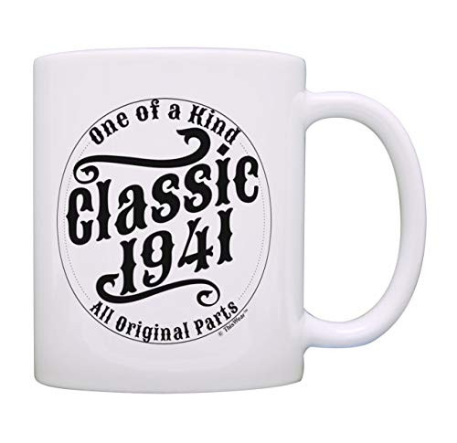 80th Birthday Gifts Classic 1941 All Original Parts Birthday Mug B_day Coffee Mug Tea Cup Multi