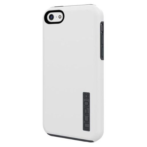 Incipio DualPro Case for iPhone 5C - Retail Packaging - White/Gray