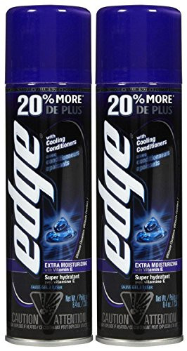 Edge Extra Moisturizing Shave Gel_7 oz_ 2 pk