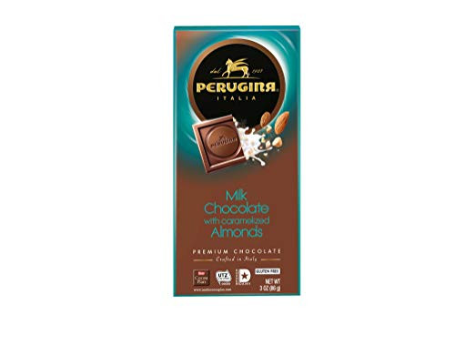 Perugina Milk Chocolate with Almonds Bar_ 3oz _Pack of 4_ Perugina Milk Chocolate with Almonds Bar_ 3oz _Pack of 4_