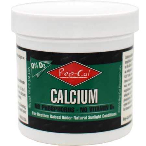 RepCal 0 D3 Calcium No Phosphorus No Vitamin D3 _3.3oz_