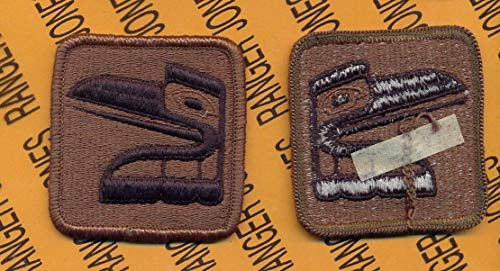 US Army 81st Infantry Brigade OD Green  and  Black Uniform Patch m e