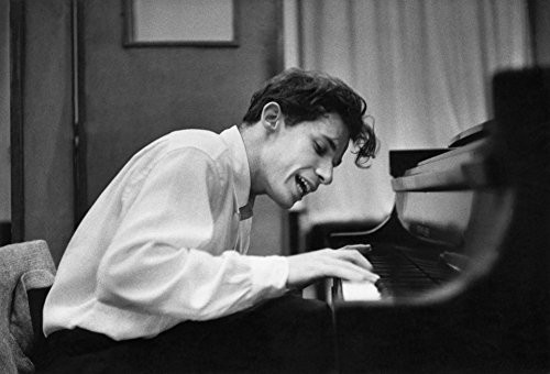 Historical Prints Express Glenn Gould_ 12 inch  x 8 inch  _ B and W Photo Art Print