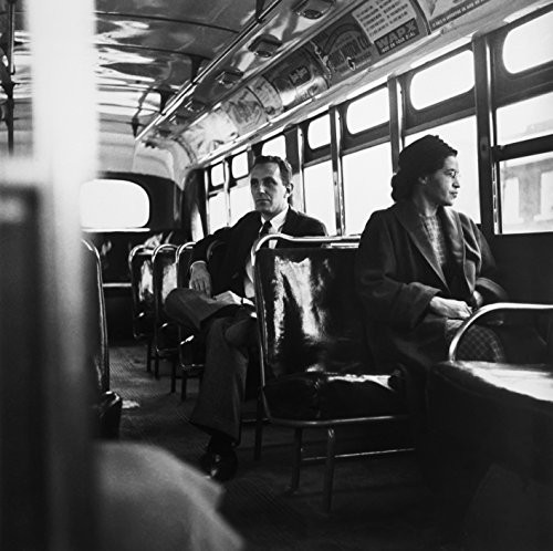 Historical Prints Express Rosa Parks on The Bus_ 10 inch x 10 inch _ B and W Photo Art Print Historical Prints Express Rosa Parks on The Bus_ 10 inch x 10 inch _ B and W Photo Art Print