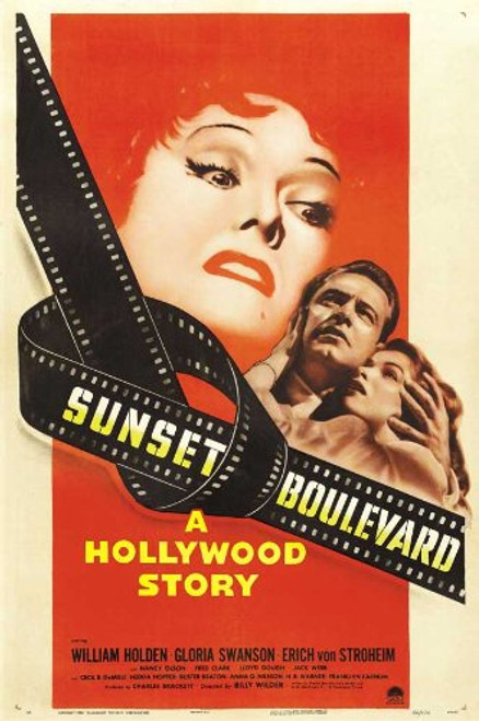 Pop Culture Graphics Sunset BLVD. Poster Movie B 27x40