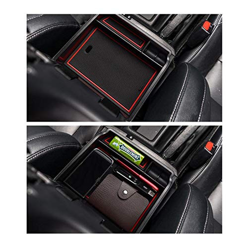 CDEFG for Toyota Hilux 2015_2021 Accessories Center Console Armrest Storage Box ABS Armrest Organizer Insert Tray CDEFG for Toyota Hilux 2015_2021 Accessories Center Console Armrest Storage Box ABS Armrest Organizer Insert Tray