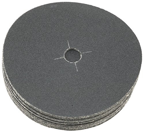 Sungold Abrasives 87507 Plain Backed Edger Discs for Floor Sanders 100 Grit Heavyweight Silicon Carbide Paper with 7" x 7/8" Center Hole