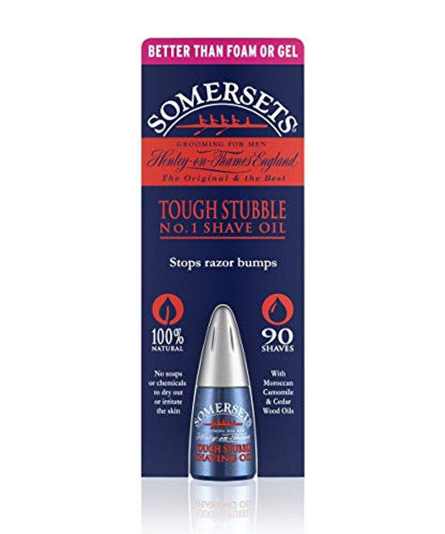 Somersets Men's Tough Stubble Shave Oil
