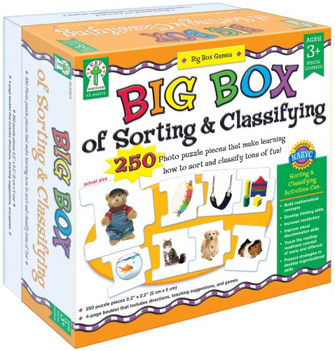Key Education Publishing Big Box of Sorting and Classifying Board Game (840010) Carson-Dellosa