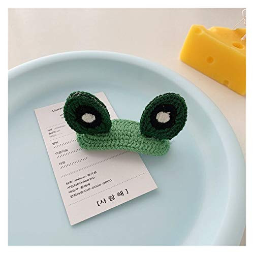 Yinyimei Hairpin Children Sweet Lovely Girl Heart Hair Clip Stereoscopic Rabbit Ears BB Clip Cartoon Knit Animal Ear Hairpin Headwear Gift _Color   J_