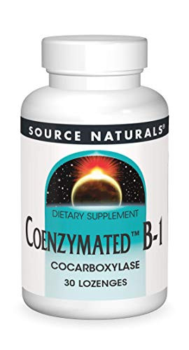 Source Naturals Coenzymated B_1 25mg Fast Acting Thiamin Cocarboxylase Quick_Dissolve _ 60 Lozenges