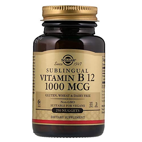 Solgar - Vitamin B12, 1000 mcg, 250 Nuggets Solgar - Vitamin B12, 1000 mcg, 250 Nuggets