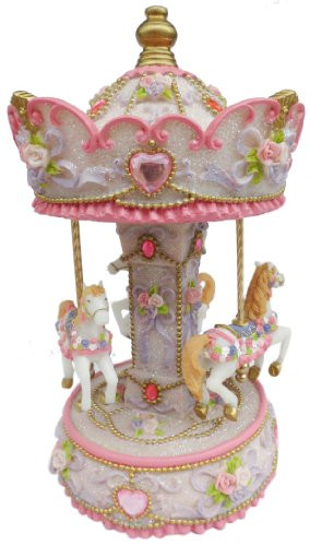 Musicbox Kingdom Carousel Turns to The Melody Carousel Waltz Decorative Item