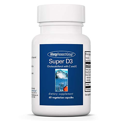 Allergy Research Group _ Super D3 _ Bone and Immune Support _ 60 Vegetarian Capsules Allergy Research Group _ Super D3 _ Bone and Immune Support _ 60 Vegetarian Capsules