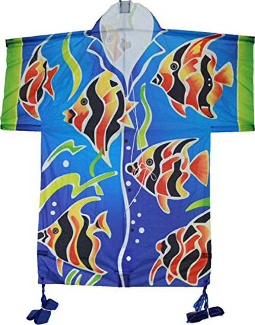 WindNSun Limited Edition Series Aloha Shirt Rip-Stop Nylon Kite, 29" Tall