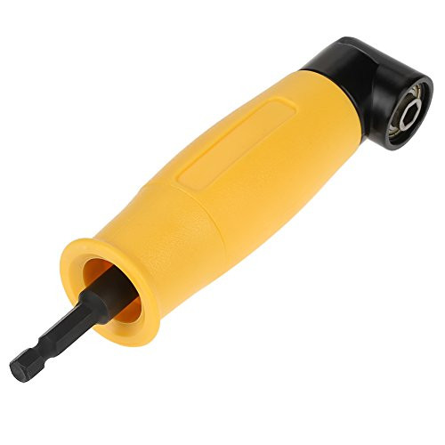 Right Angle Drill Attachment_ Hex Shank Extension Power Screwdriver Socket Holder Right Driver Corner Adapter Drilling Shank Screwdriver Drill Bit Socket Holder Adapter Sleeve Attachment