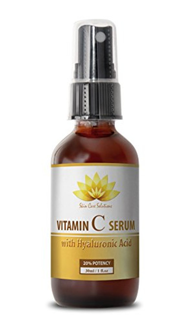 Anti aging serum sensitive skin _ VITAMIN C SERUM With Hyaluronic Acid _ Face serum anti aging _ 1 bottle