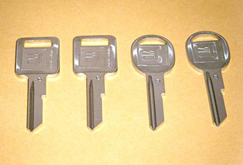 Four Keys For CORVETTE CAMARO NOVA CHEVELLE 1972 1976 1980 1987 OEM KEY GM BLANKS C D KEYS 2 SETS