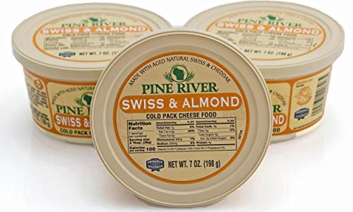 Spread Cheese _ Pine River Swiss Almond Cheese 7 oz. _2 Pack_