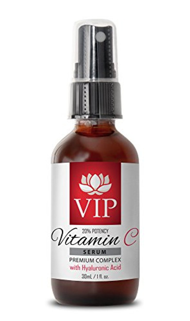 Wrinkles treatment _ VITAMIN C SERUM PREMIUM COMPLEX With Hyaluronic Acid _20 Percent Potency_ _ Face care _ Serum _ 1 Bottle Wrinkles treatment _ VITAMIN C SERUM PREMIUM COMPLEX With Hyaluronic Acid _20 Percent Potency_ _ Face care _ Serum _ 1 Bottle