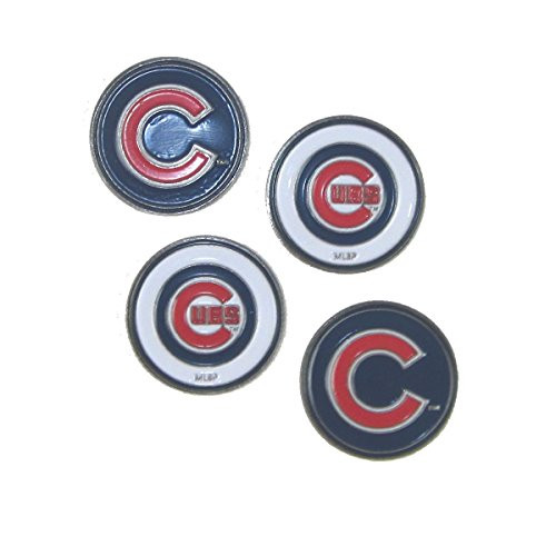 Chicago Cubs Golf Ball Markers _4 Pack_ Chicago Cubs Golf Ball Markers _4 Pack_