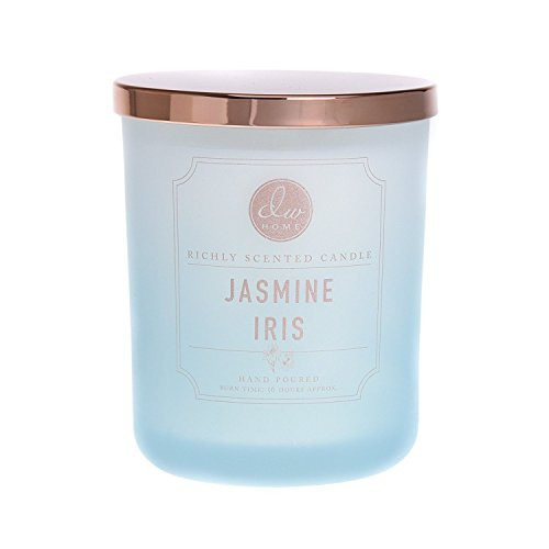 DW Home Jasmine Iris 2 Wick Candle 16 Ounce