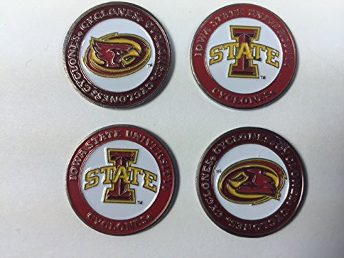 Iowa State Cyclones Golf Ball Markers 4_Pack Iowa State Cyclones Golf Ball Markers 4_Pack