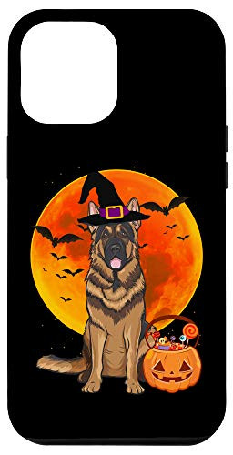 iPhone 12 Pro Max Dog Halloween German Shepherd Jack O Lantern Pumpkin Case