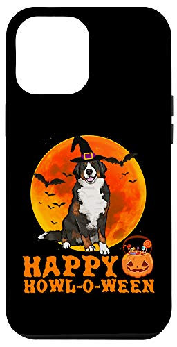 iPhone 12 Pro Max Funny Bernese Mountain Dog Halloween Happy Howl_o_ween Case