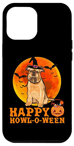 iPhone 12 Pro Max Funny Brussels Griffon Dog Halloween Happy Howl_o_ween Case