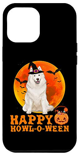 iPhone 12 Pro Max Funny Samoyed Dog Halloween Happy Howl_o_ween Case