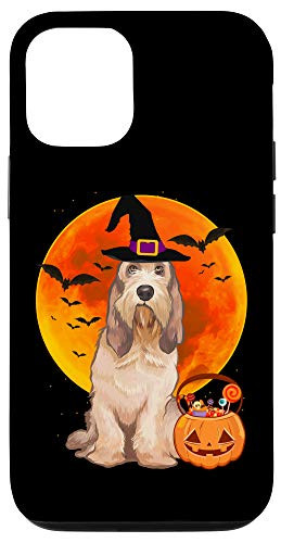 iPhone 12 12 Pro Dog Halloween Grand Basset Griffon Vendeen Jack O Lantern Case