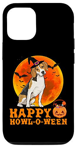 iPhone 12 12 Pro Funny Beagle Dog Halloween Happy Howl_o_ween Case