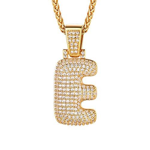 Richsteel Bubble Letter Pendant Iced 