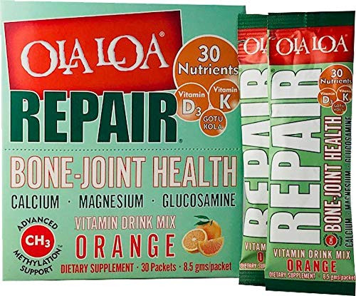 Ola Loa Repair Bone-Joint Health Supplement, Orange, 30 Count