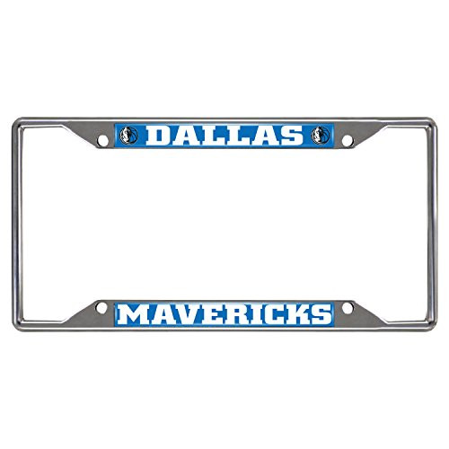 FANMATS NBA _ Dallas Mavericks Sports Team Logo License Plate Frame 6.25 inch Wx12.25 L FANMATS NBA _ Dallas Mavericks Sports Team Logo License Plate Frame 6.25 inch Wx12.25 L