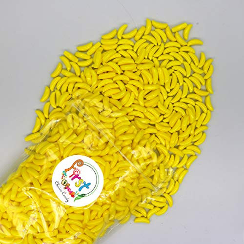 FirstChoiceCandy Silly Yellow Banana Heads Classic Hard Candy_ 3 LB