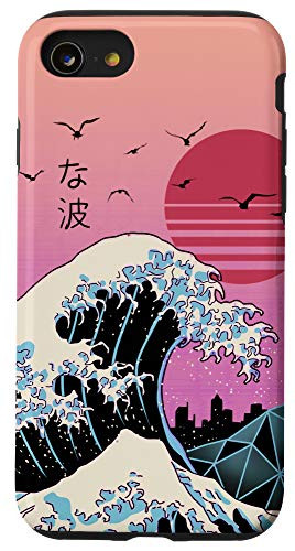 iPhone SE _2020_   7   8 Vintage Retro Ocean Great Wave Kanagawa Japanese Anime Otaku Case