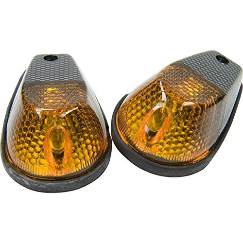 LPUSA _ CLOSE OUT _ Flush Mount I Lockhart Phillips Flush Mount D F Turn Signals _ Running Lights _ Carbon Amber _ Dual Filament