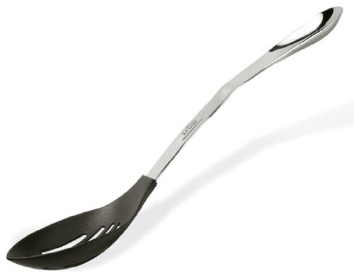 All-Clad K0400364 Stainless Steel Non-Stick Slotted Spoon, 13-Inch, Silver